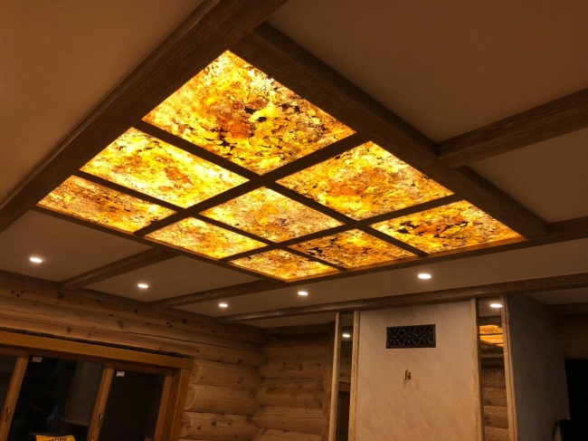Световой кессонный потолок 600*600*40 мм