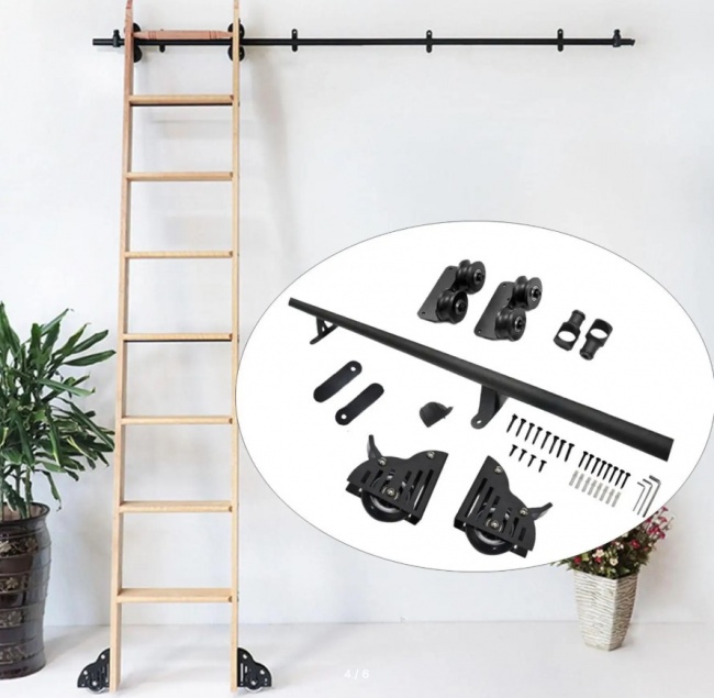 Фурнитура для лестниц с механизмом сложения лестницы